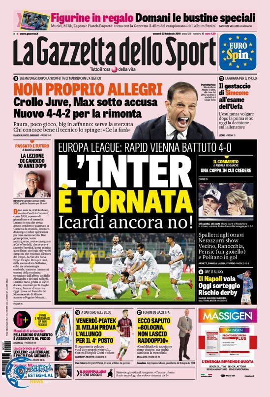 روزنامه ورزشی گاتزتا دلو اسپورت جمعه 3 اسفند 1397