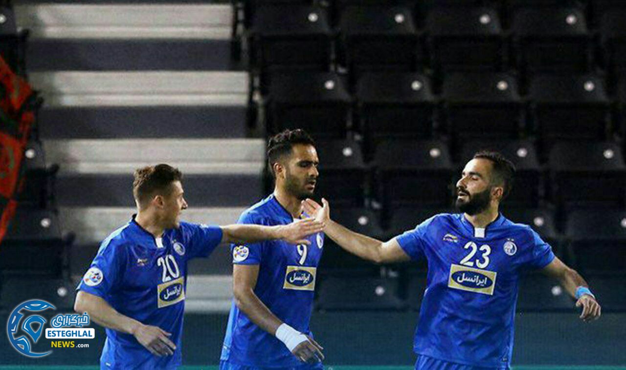 نیمه نخست دیدار تیمهای استقلال و الریان