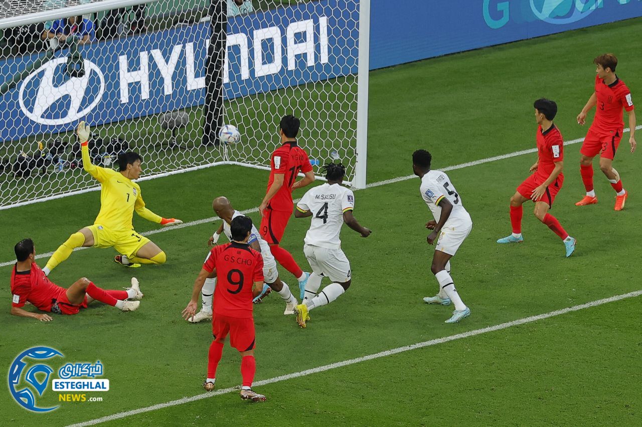 کره جنوبی 2-3 غنا