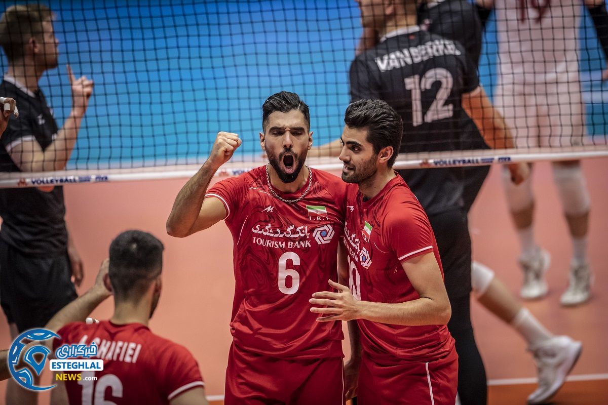 دیدار تیم های ملی والیبال ایران و کانادا