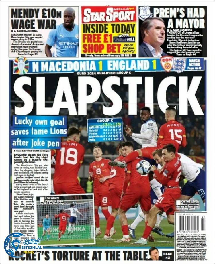 روزنامه ورزشی استار اسپورت سه شنبه 30 آبان 1402 