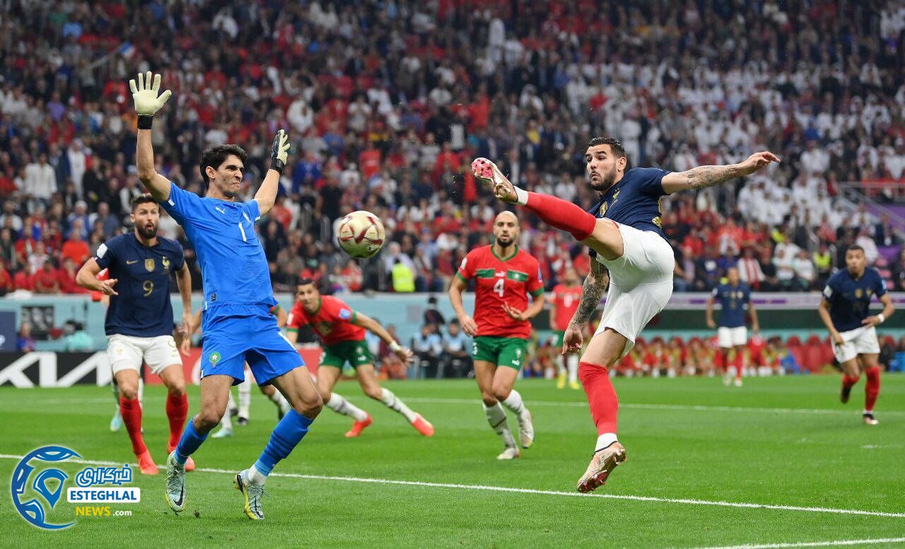 فرانسه 2-0 مراکش&nbsp;&nbsp;