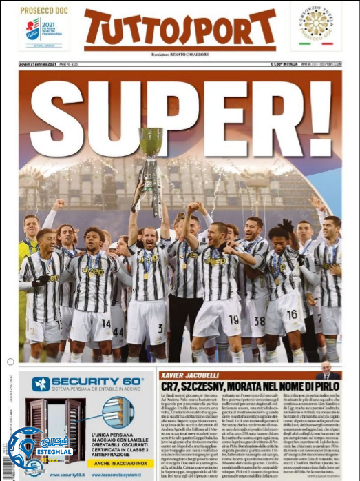 روزنامه ورزشی توتو اسپورت پنجشنبه 2 بهمن 1399