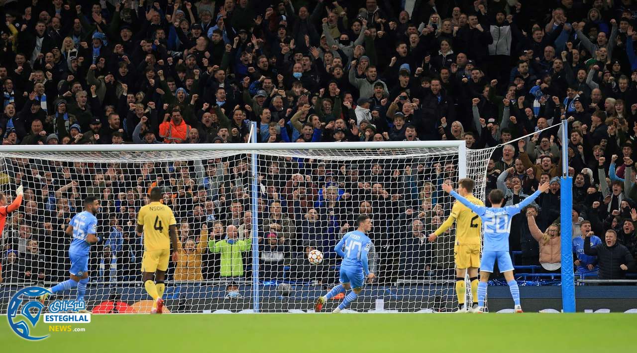 منچسترسیتی 4-1 کلوب بروژ