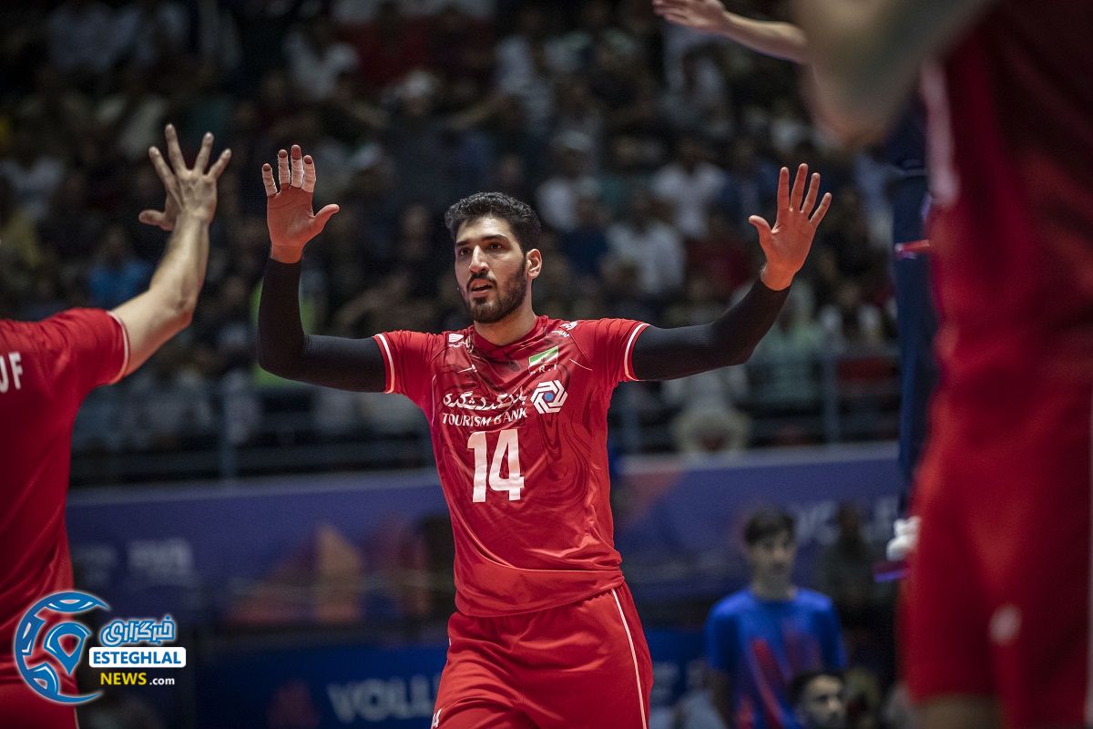 دیدار تیم های ملی والیبال ایران و استرالیا