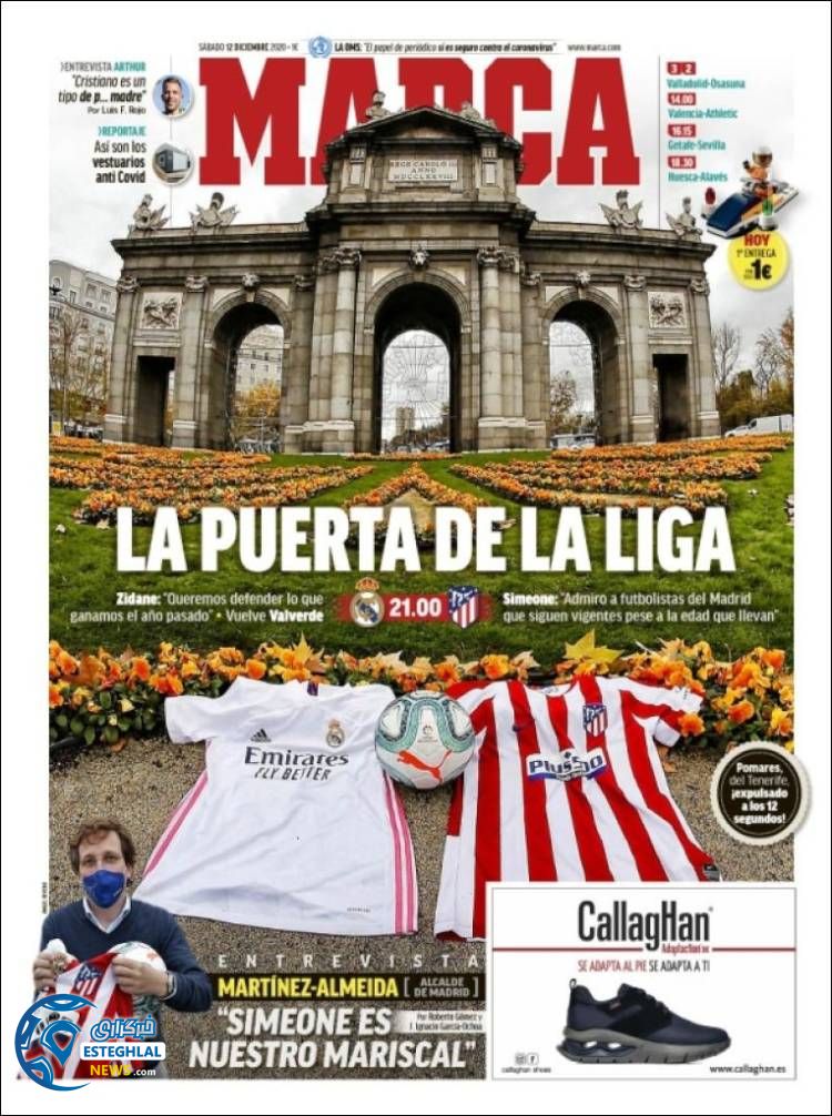 روزنامه ورزشی مارکا شنبه 22 آذر 1399