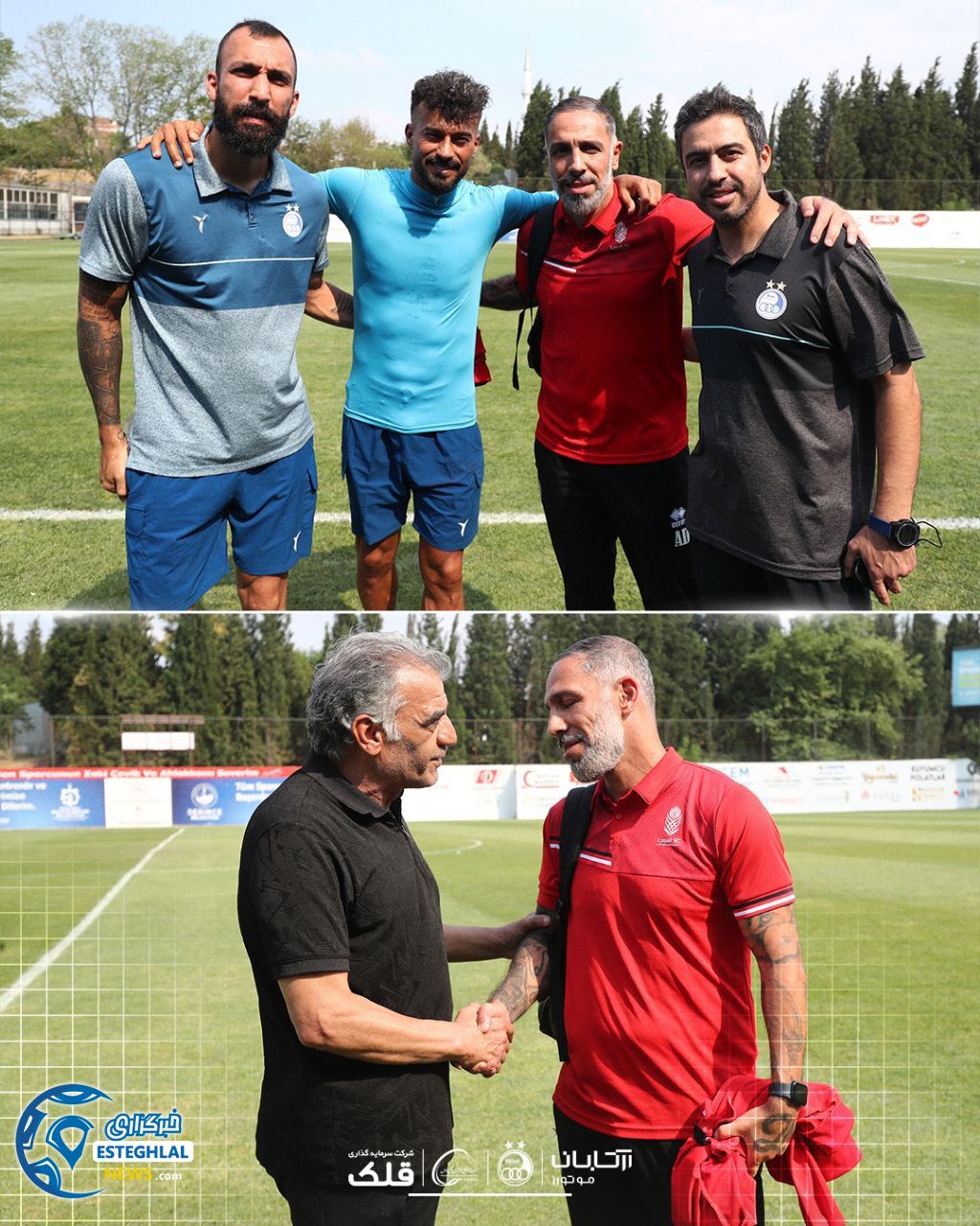 دیدار دوستانه استقلال و لوسیل قطر