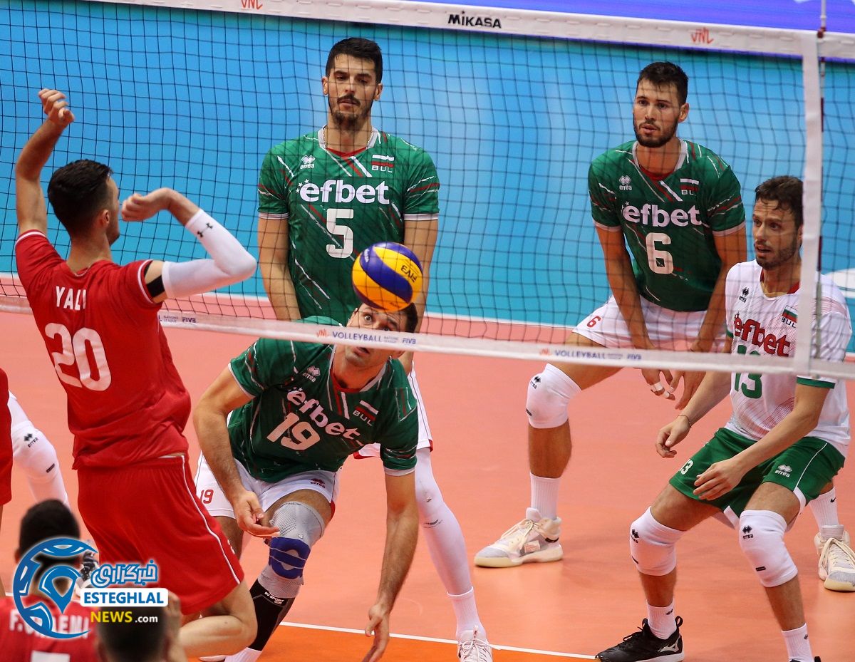دیدار تیم های ملی والیبال بلغارستان و ایران