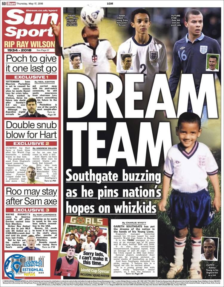 روزنامه ورزشی سان اسپورت 27 اردیبهشت 97