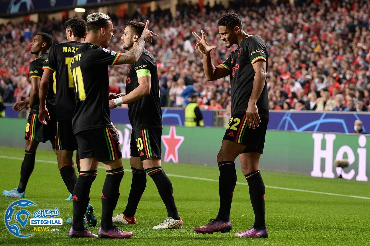 بنفیکا 2-2 آژاکس