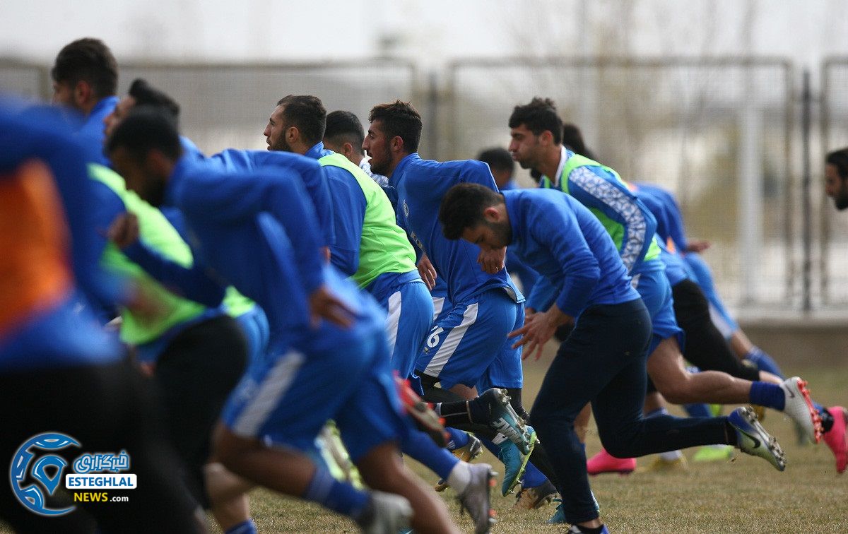 تمرین استقلال 5 بهمن  ماه 97