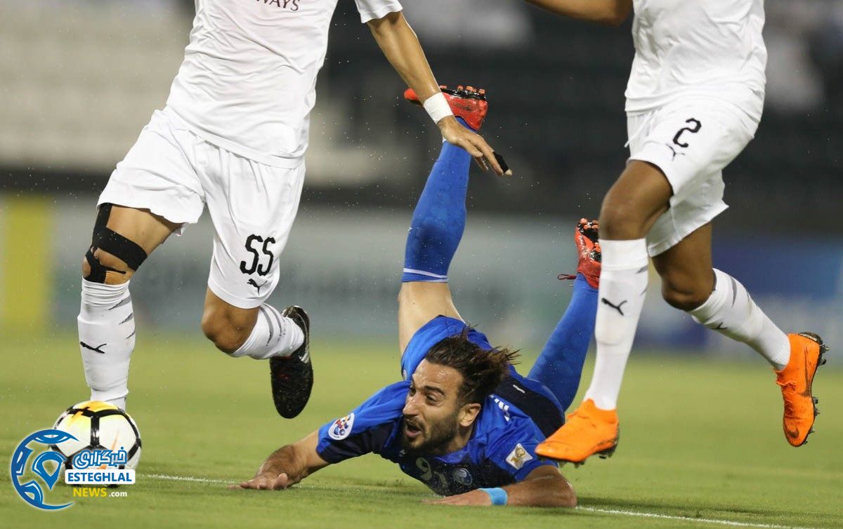 نیمه نخست دیدار استقلال و السد