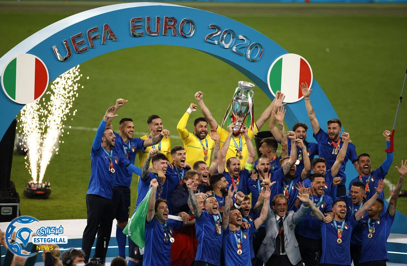 ایتالیا 1 (3)-(2) 1 انگلیس