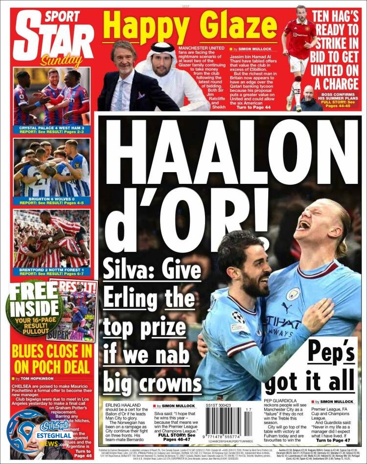 روزنامه ورزشی استار اسپورت یکشنبه 10 اردیبهشت 1402  