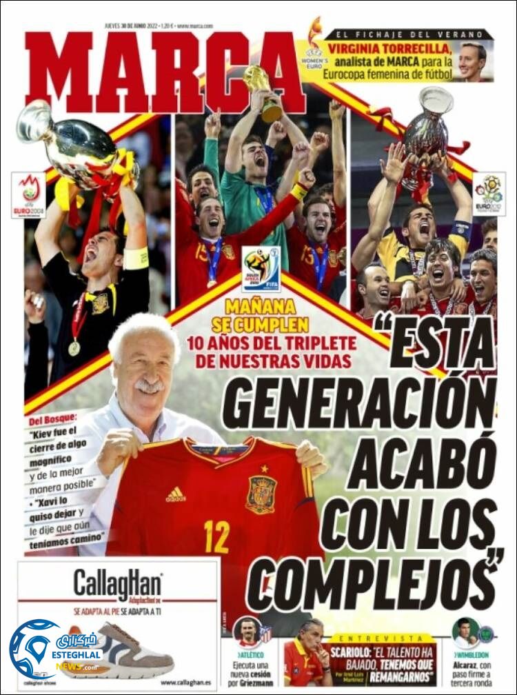 روزنامه ورزشی مارکا پنجشنبه 9 تیر 1401