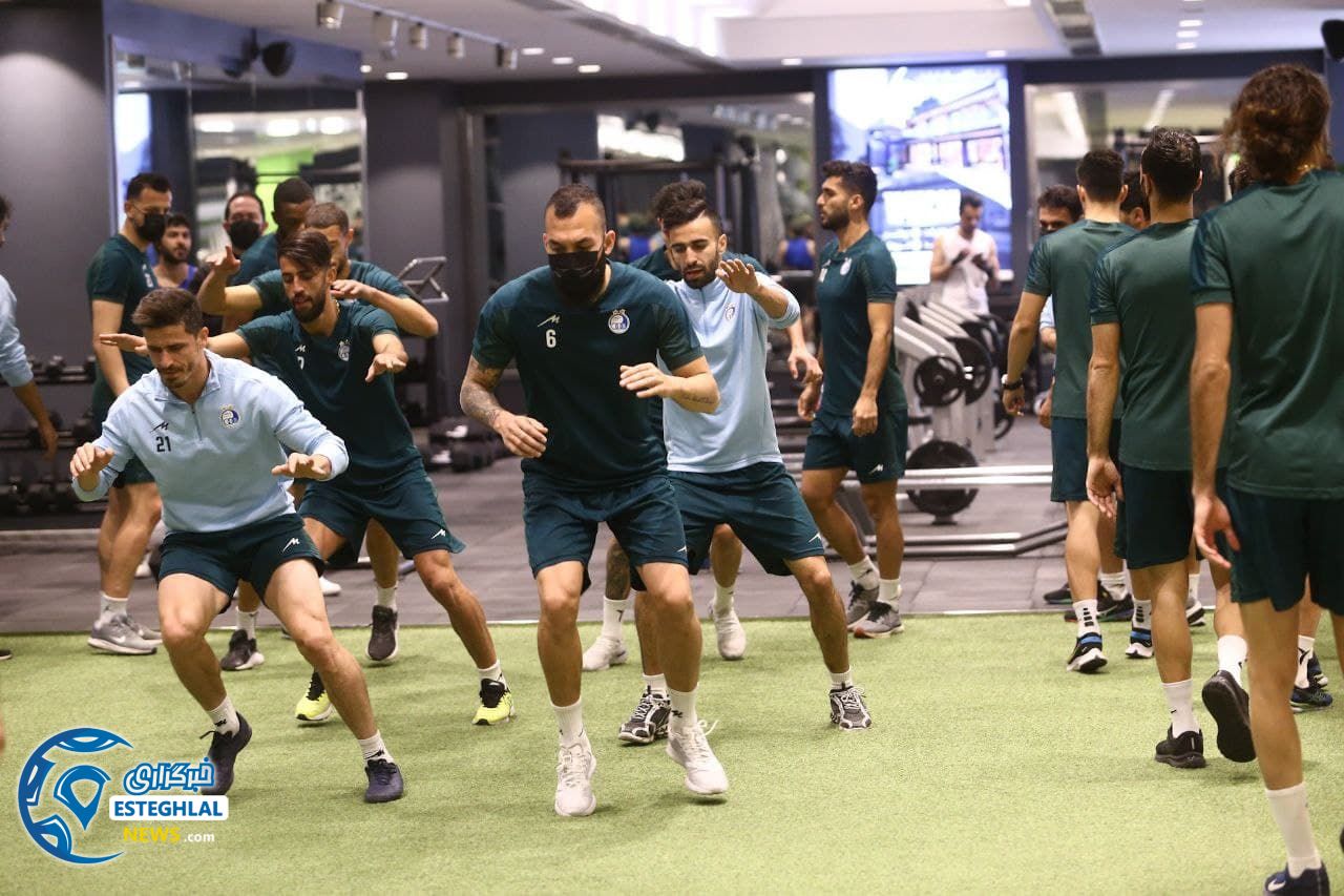 تمرین بدنسازی استقلال