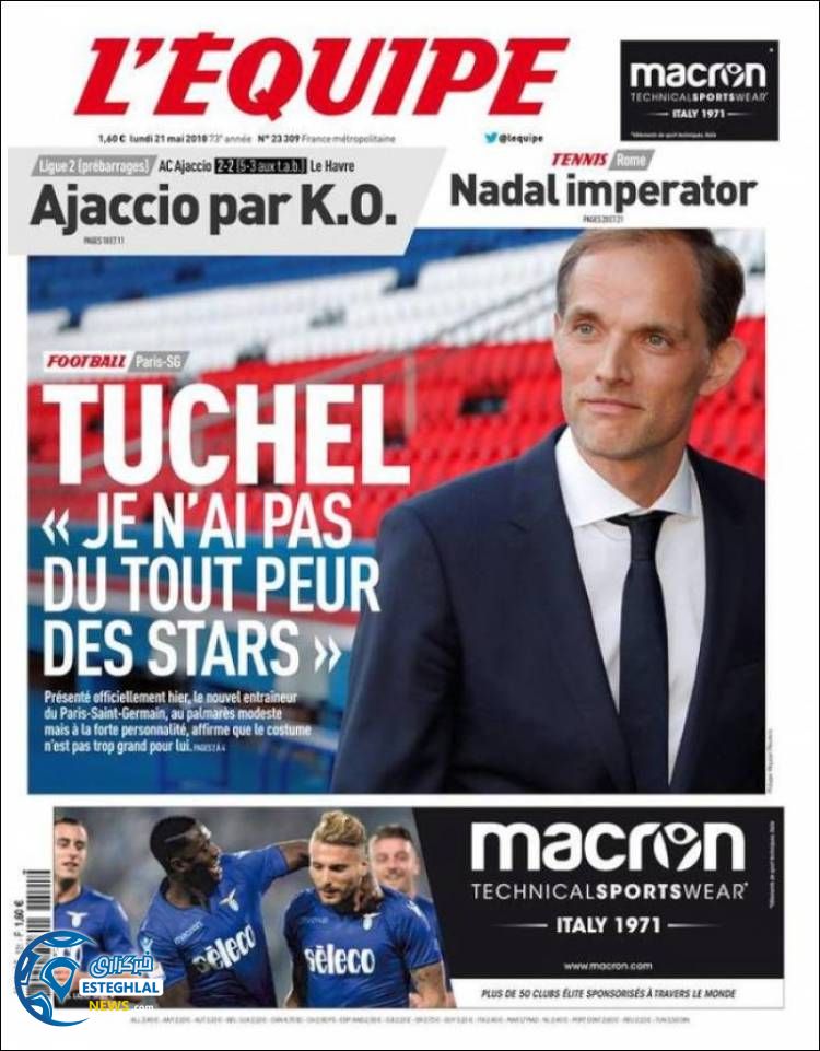 روزنامه اکیپ دوشنبه 31 اردیبهشت 1397 