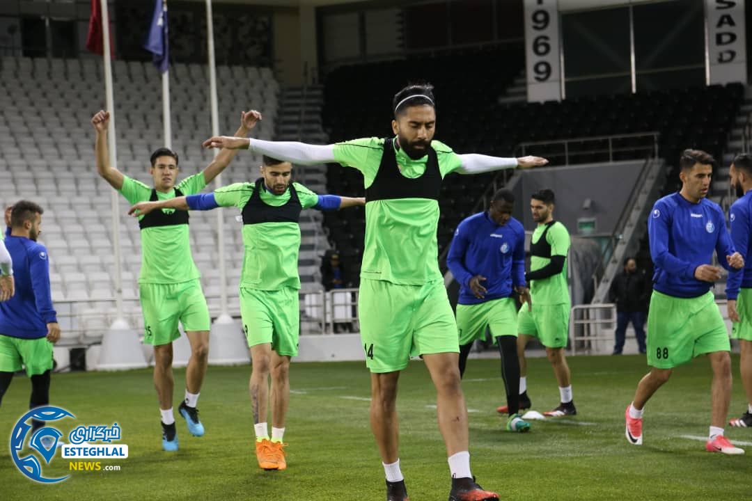 تمرین استقلال در دوحه