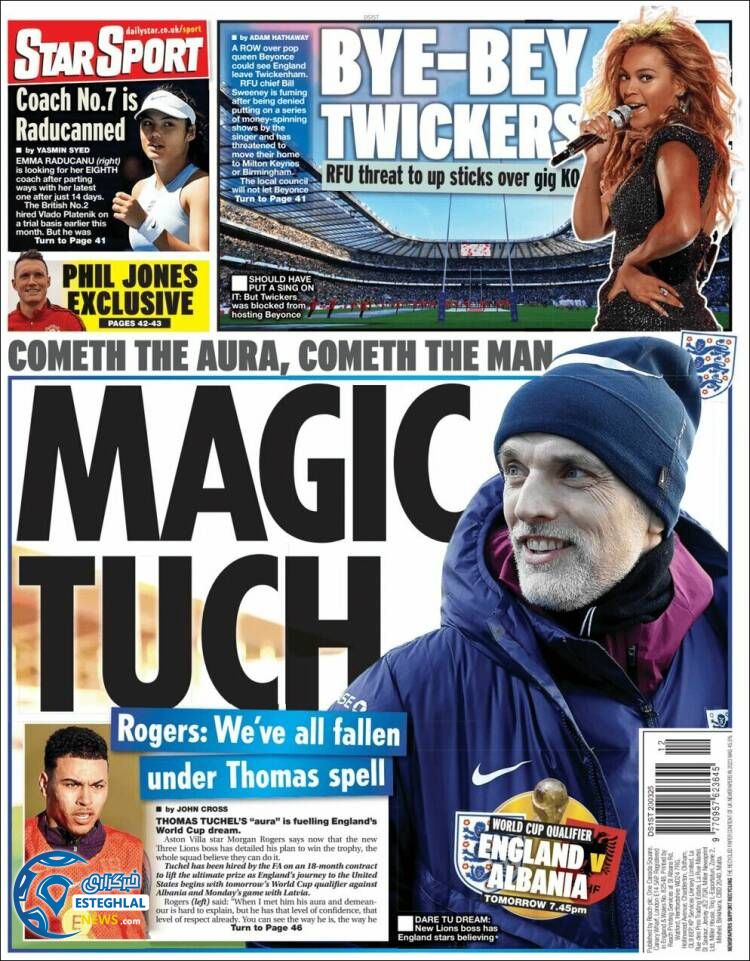 روزنامه  ورزشی استار  اسپورت پنجشنبه 30 اسفند 1403