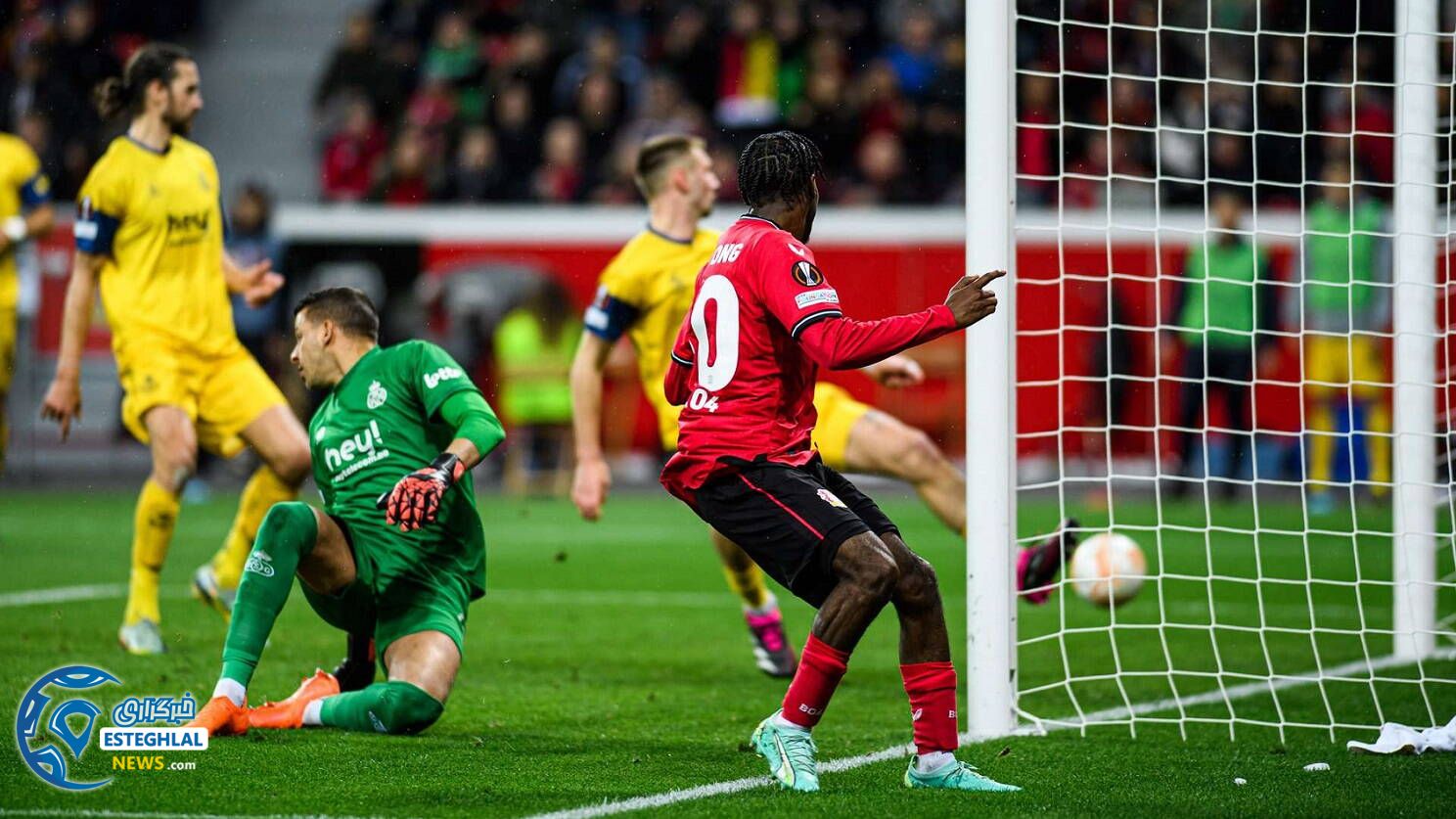 بایرلورکوزن 1-1 یونیون سنت ژیل