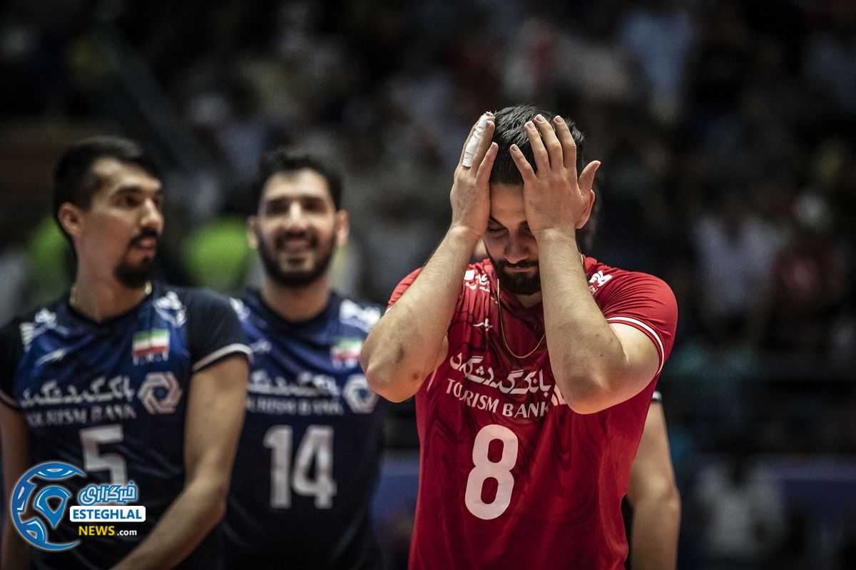 دیدار تیم های ملی والیبال ایران و فرانسه