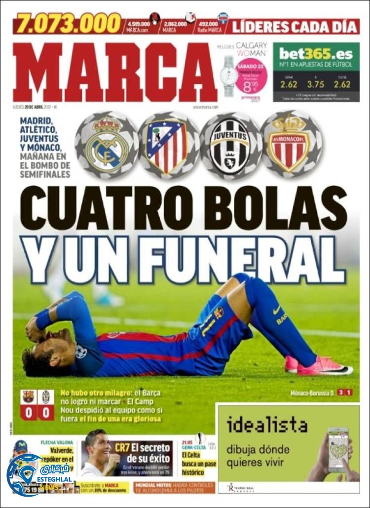 روزنامه های ورزشی جهان 31 فروردین 