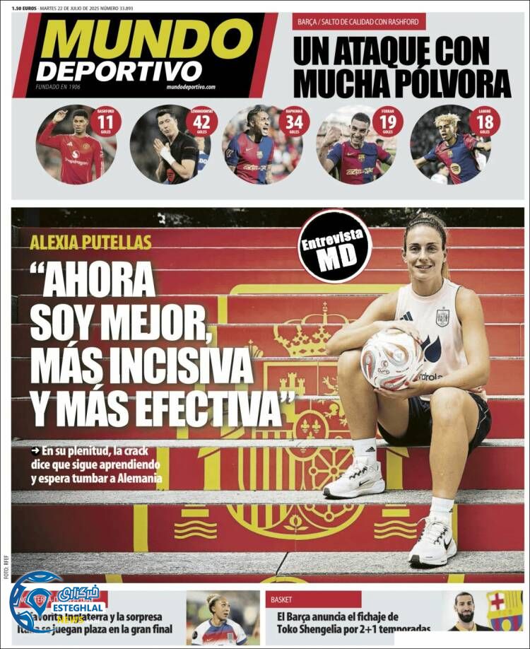 روزنامه ورزشی موندو دپورتیوو سه شنبه 31 تیر 1404 