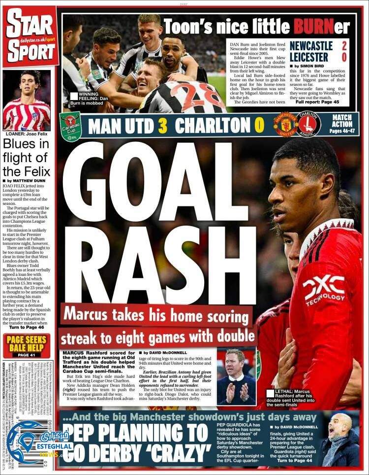 روزنامه ورزشی استار اسپورت چهارشنبه 21 دی 1401 