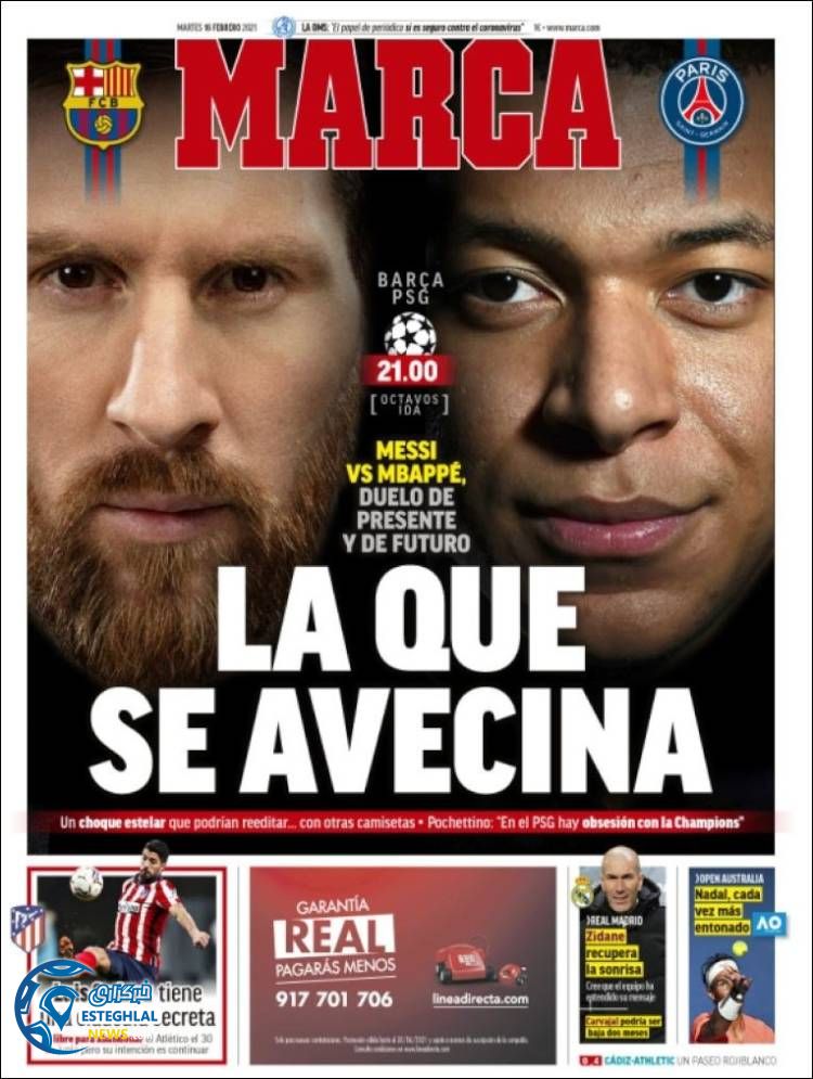 روزنامه ورزشی مارکا سه شنبه 28 بهمن 1399