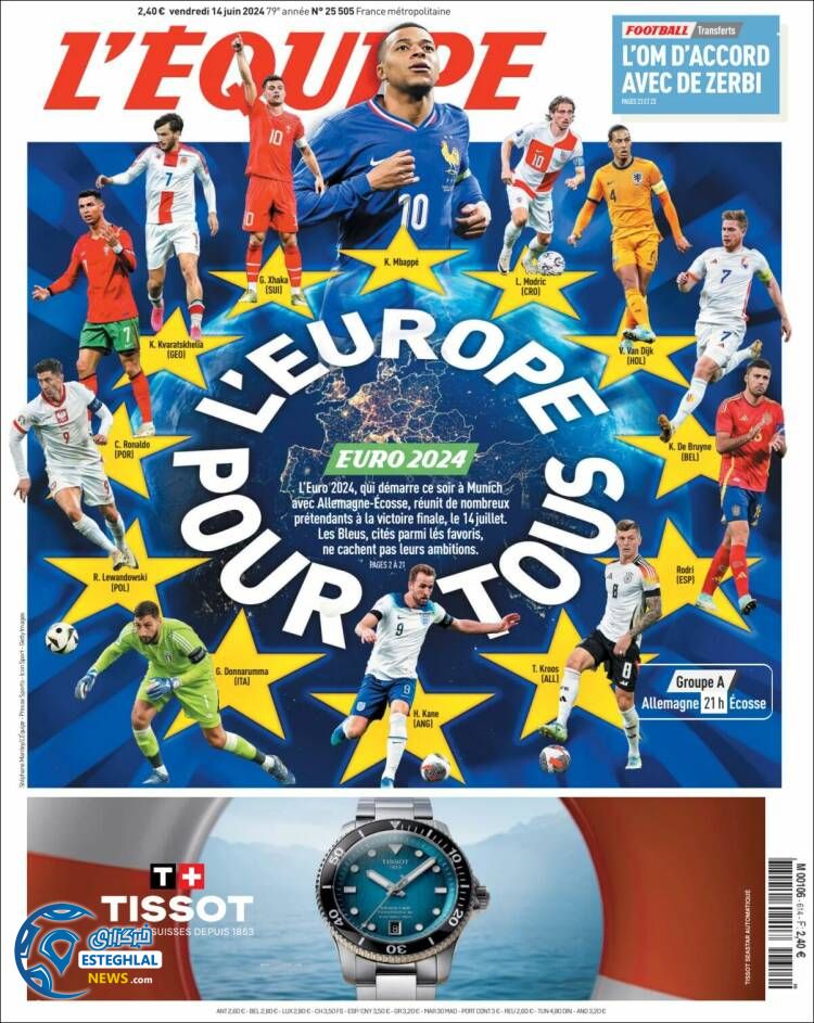 روزنامه ورزشی اکیپ جمعه 25 خرداد 1403 