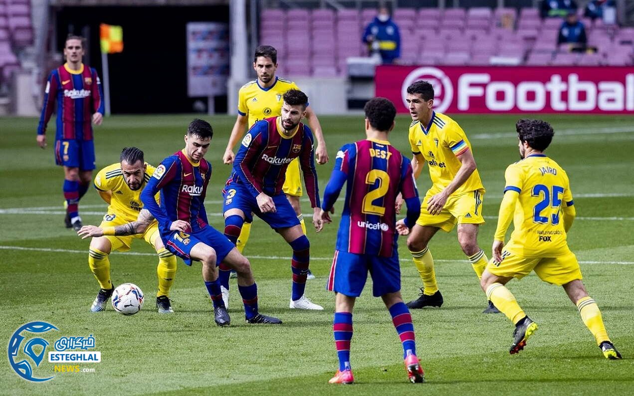 بارسلونا 1-1 کادیز