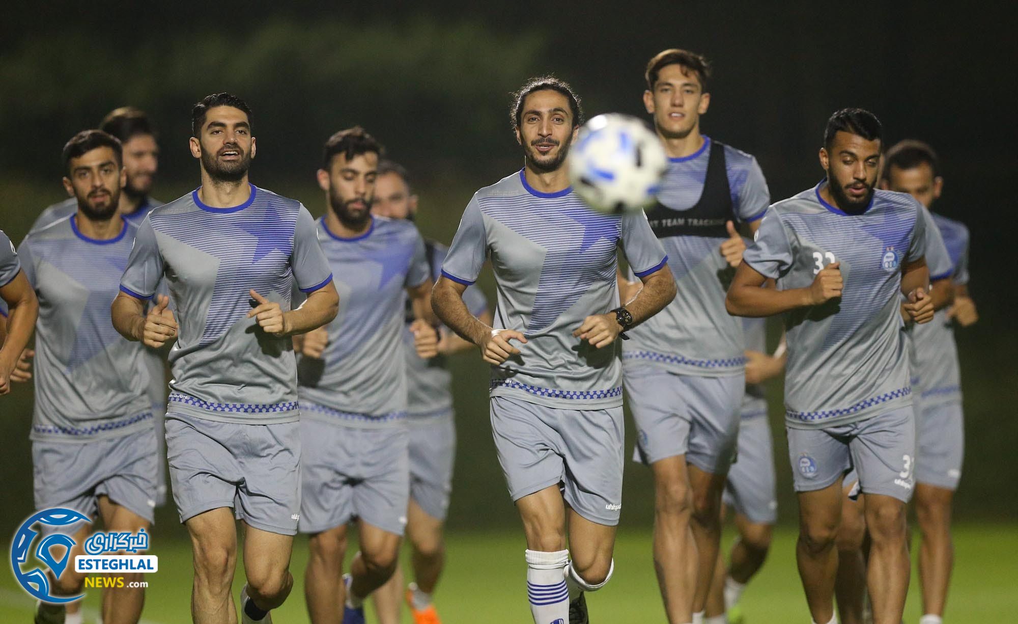 تمرین استقلال در دوحه