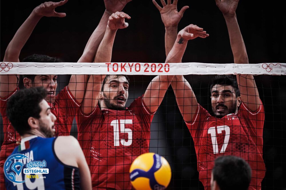 والیبال ایران و ایتالیا