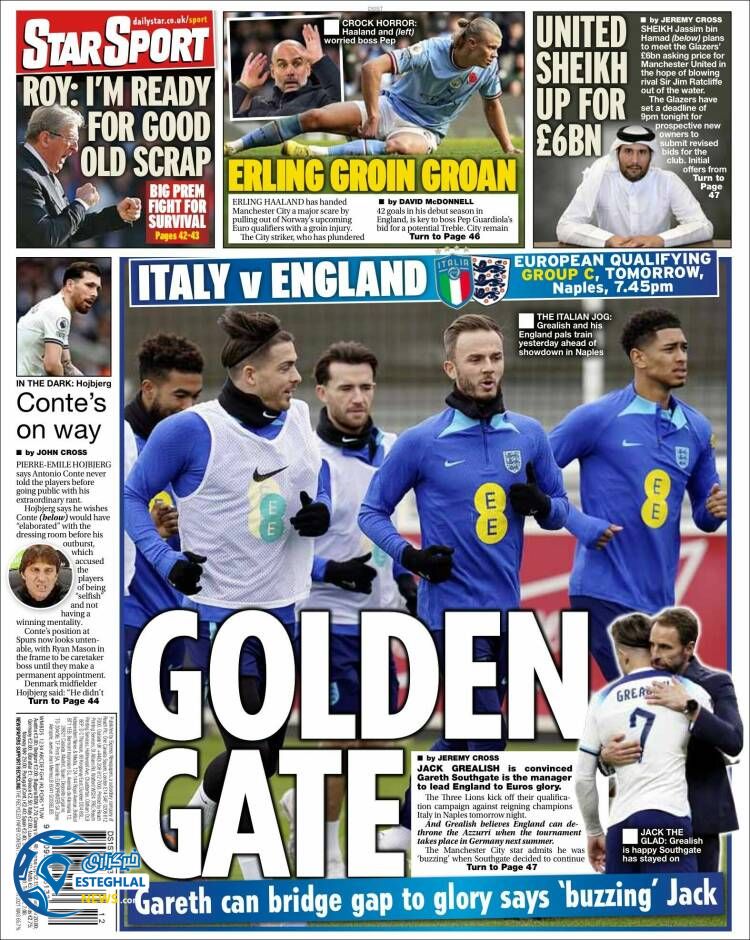 روزنامه ورزشی استار اسپورت چهارشنبه 2 فروردین 1402 