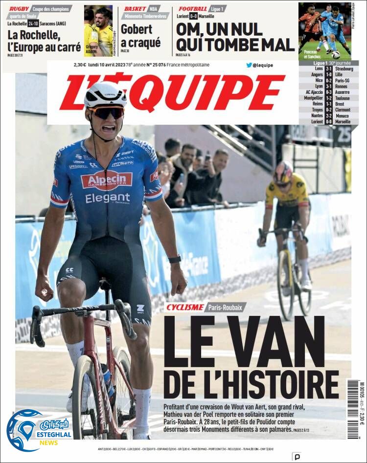 روزنامه ورزشی اکیپ دوشنبه 21 فروردین 1402 