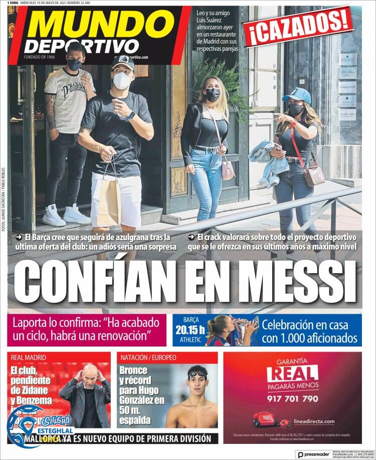 روزنامه ورزشی موندو دپورتیوو چهارشنبه 29 اردیبهشت 1400