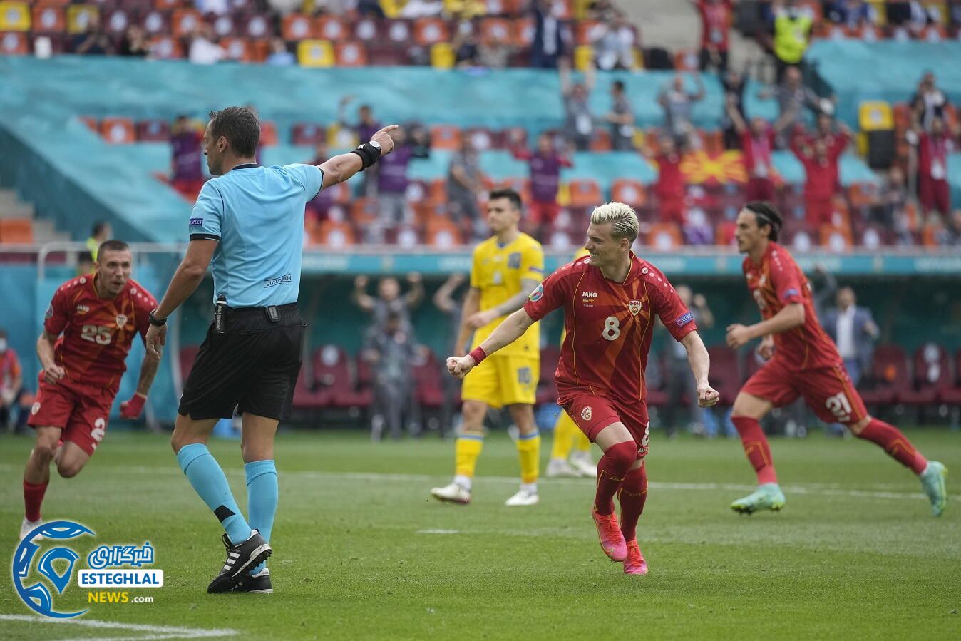 اوکراین 2-1 مقدونیه شمالی