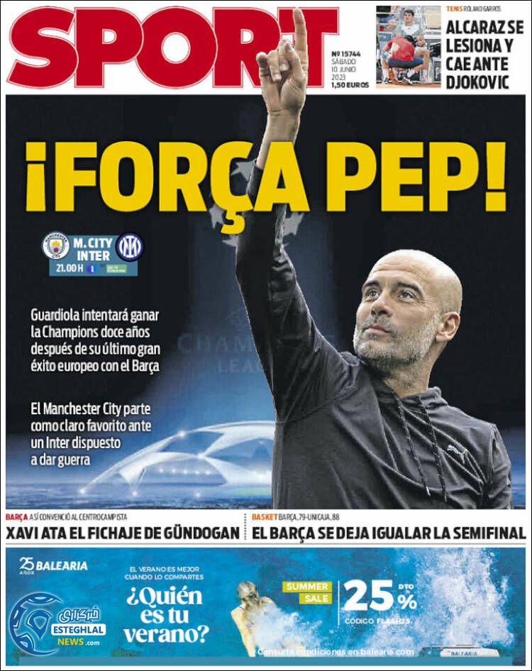 روزنامه ورزشی اسپورت شنبه 20 خرداد 1402 