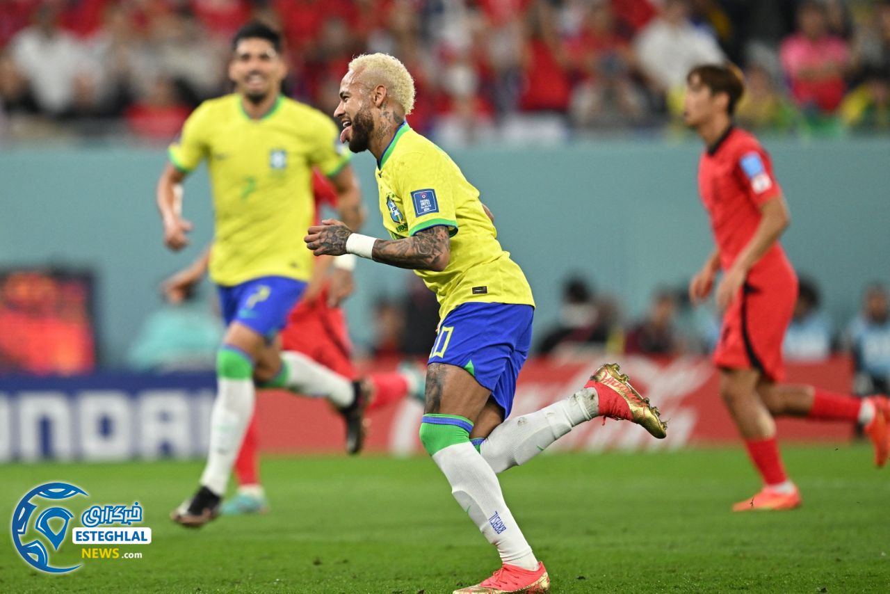 برزیل 4-1 کره جنوبی