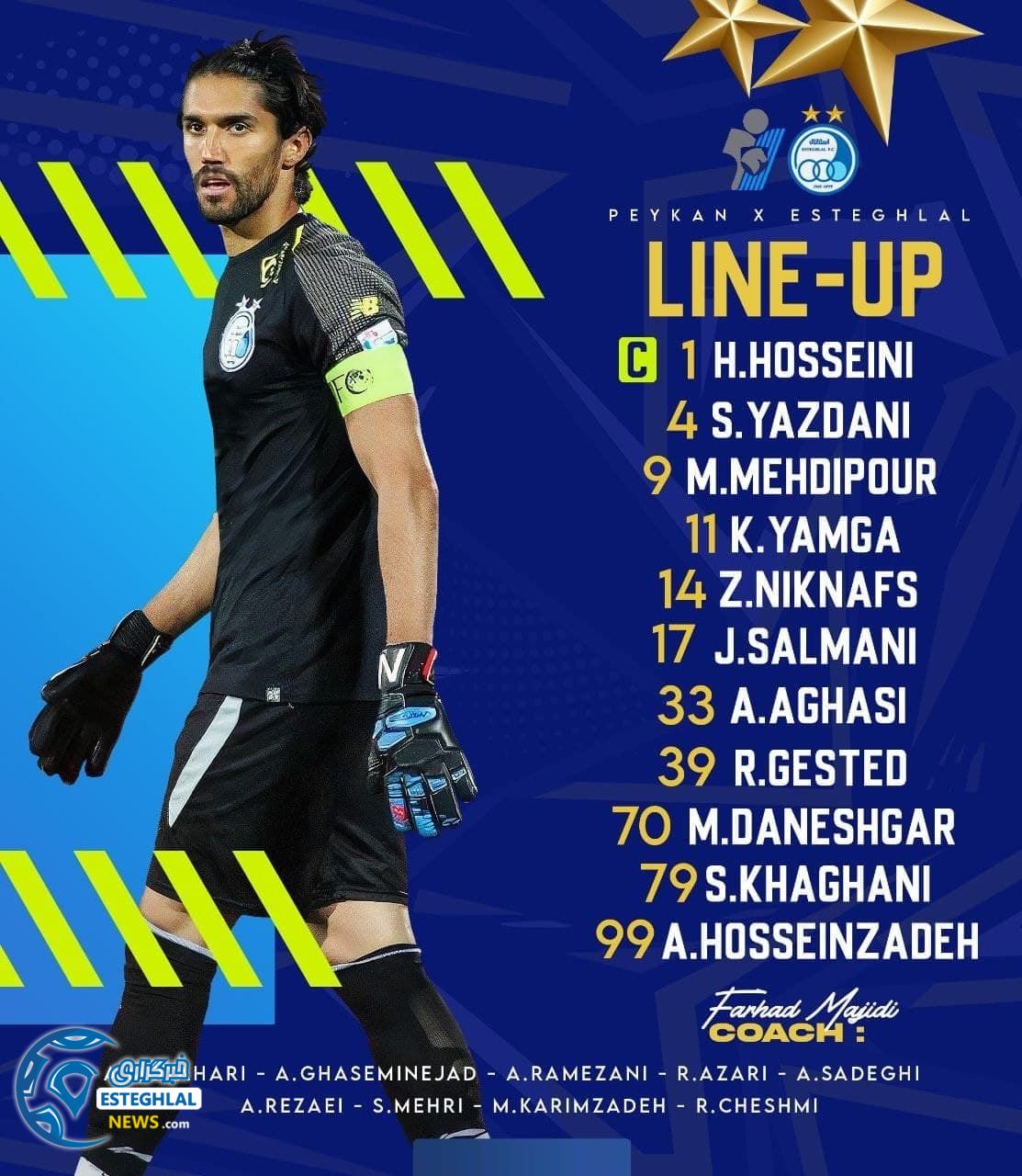 ترکیب استقلال مقابل پیکان