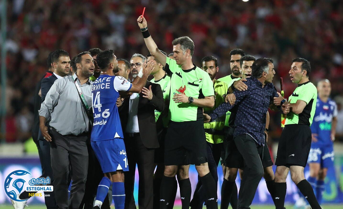 استقلال 1-2 پیروزی