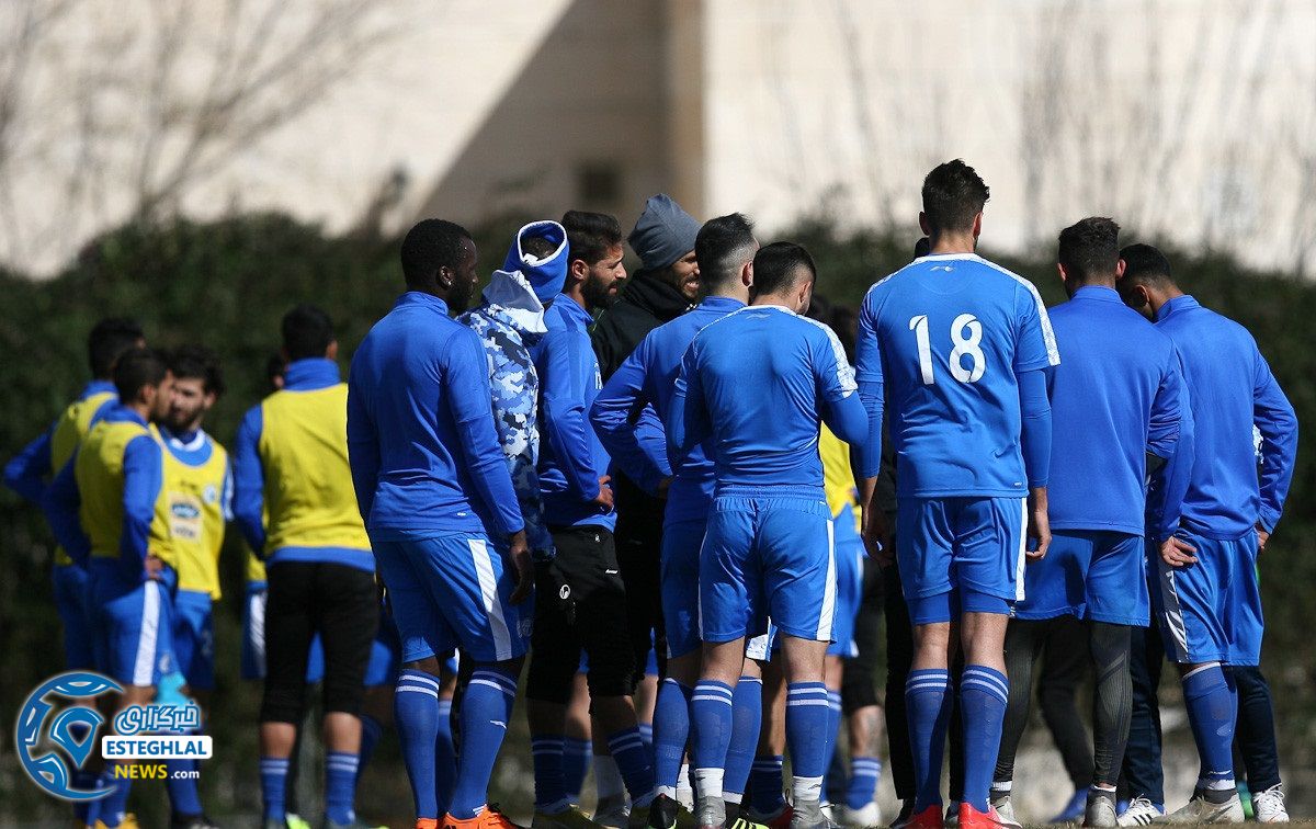 تمرین استقلال 12 بهمن  ماه 97