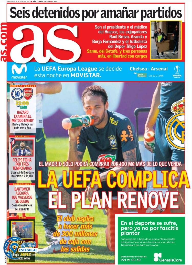 روزنامه ورزشی آاس چهارشنبه 8 خرداد 1398