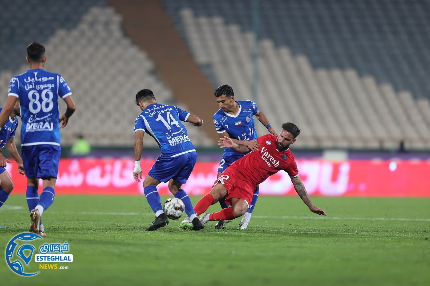 استقلال(تاج) 4-0 نساجی