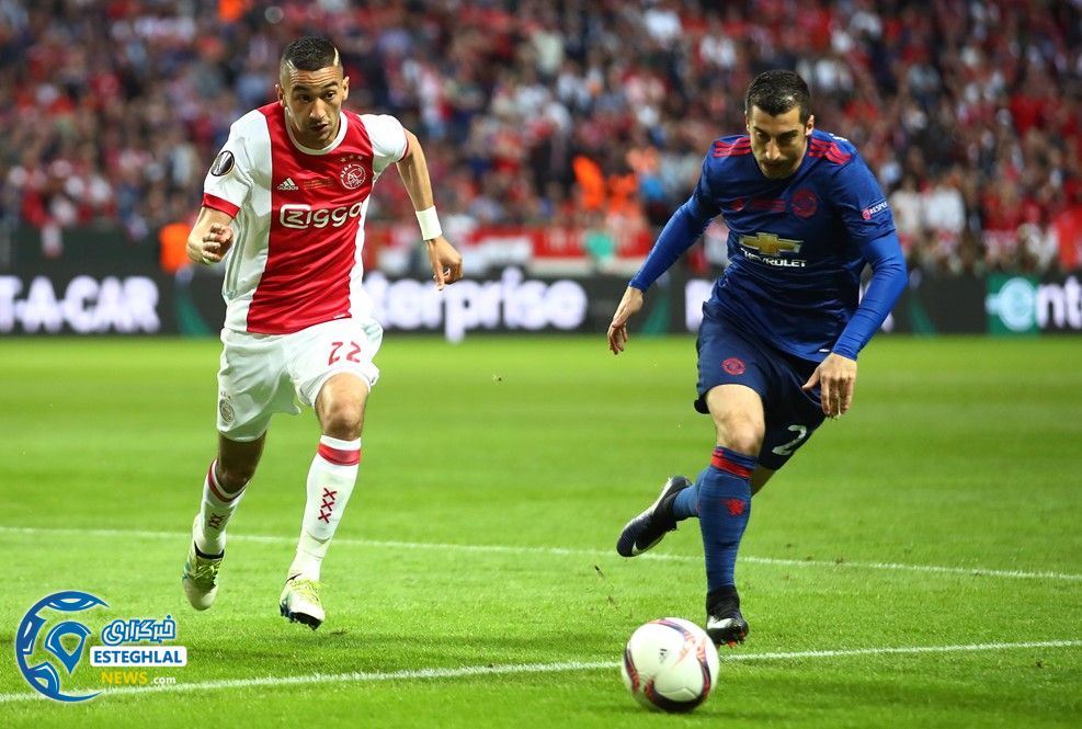 فینال یورو لیگ بازی آژاکس و منچستر