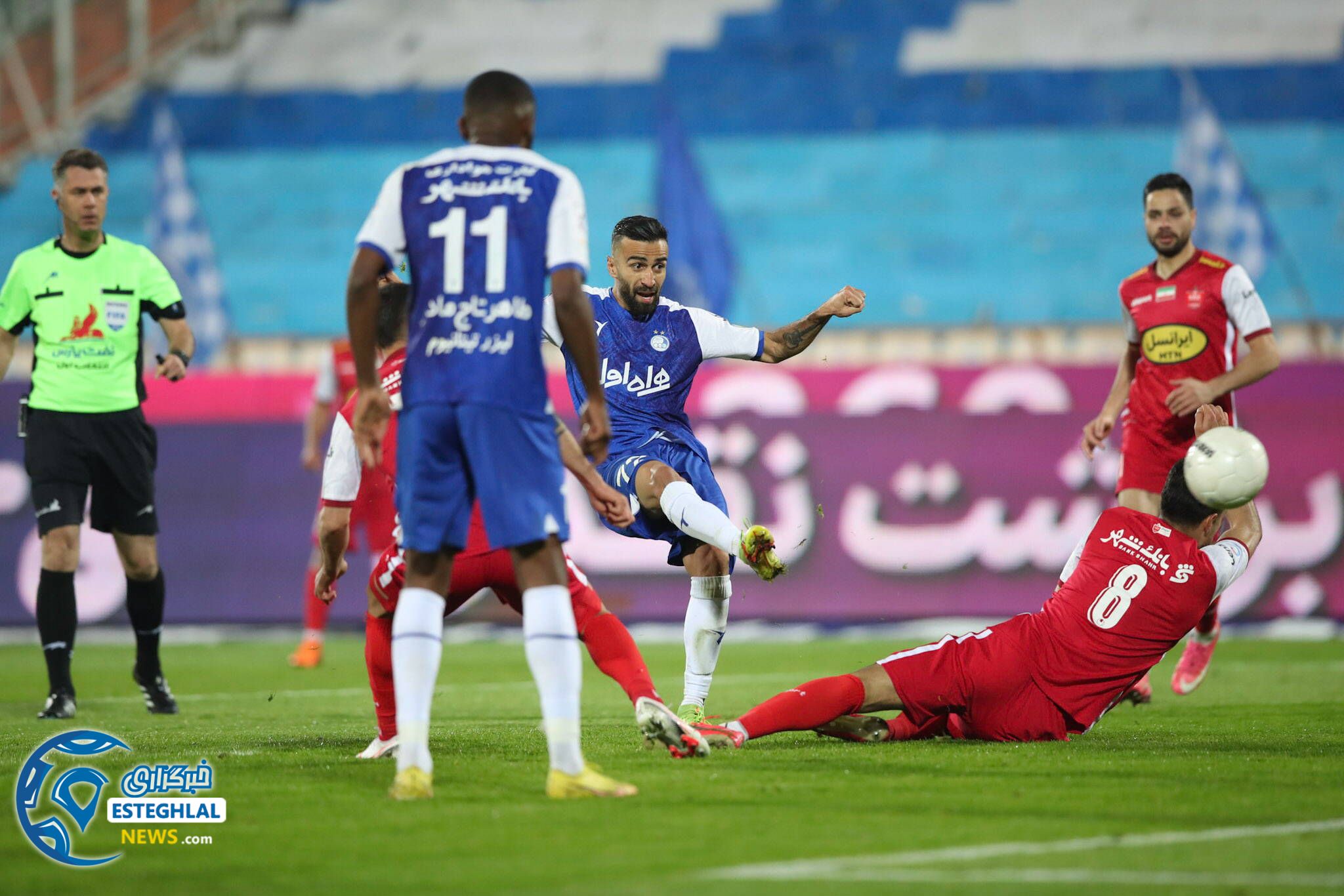 استقلال ۲-۲ پرسپولیس