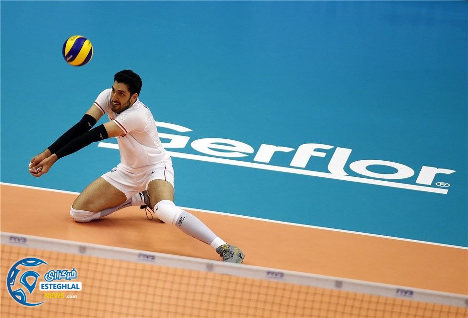 دیدار تیم های ملی والیبال ایران و مکزیک