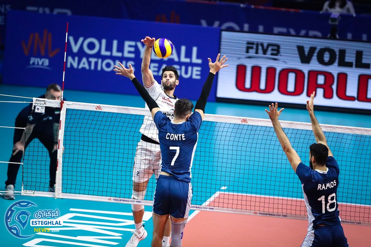 دیدار تیم ملی والیبال آرژانتین و ایران