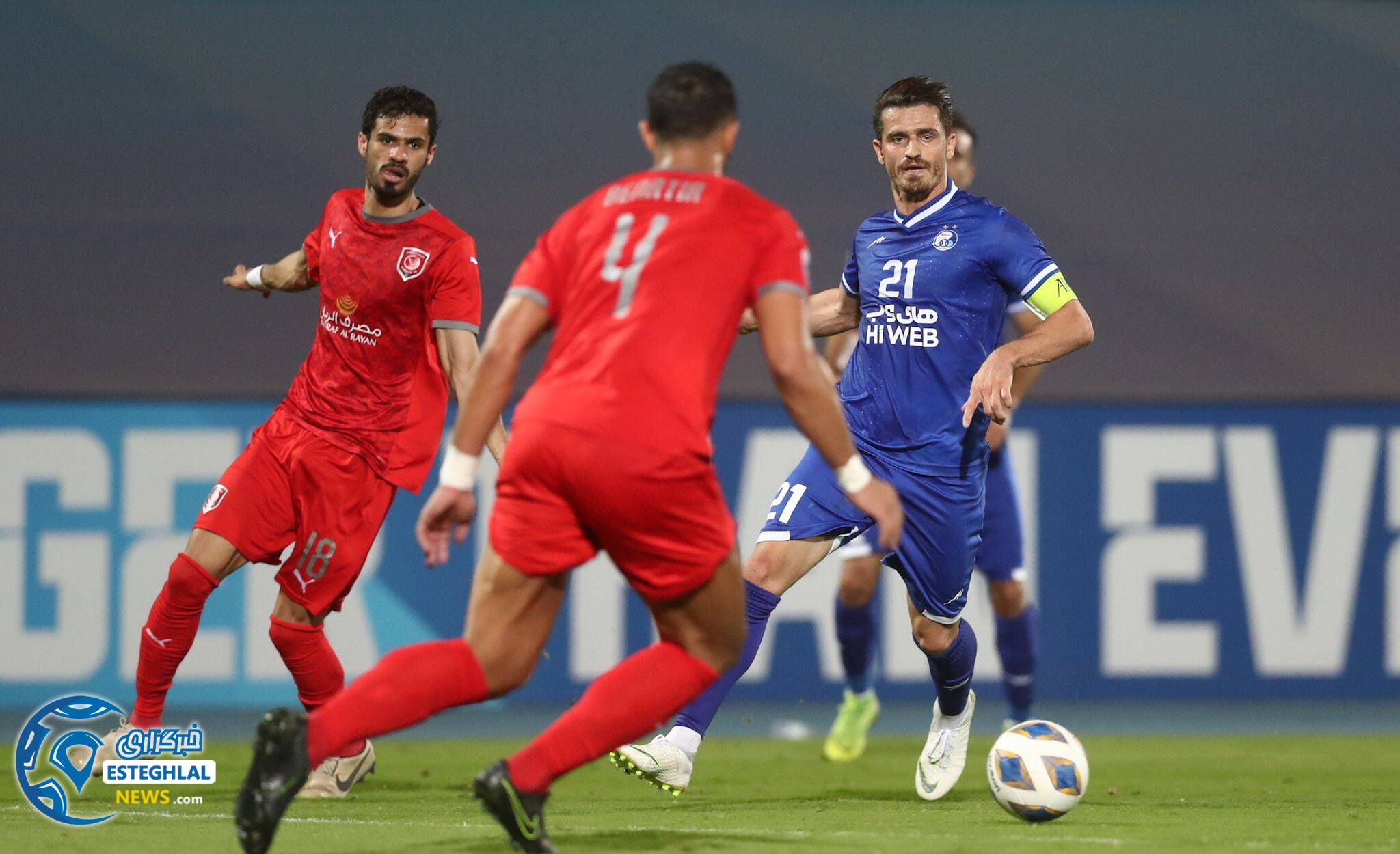 الدحیل قطر 4-3 استقلال ایران