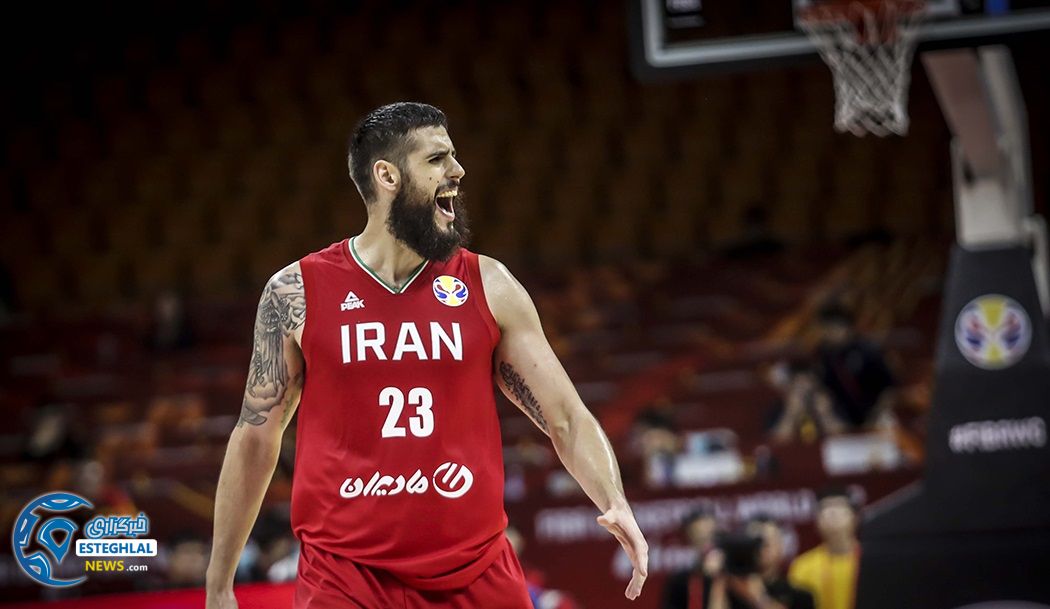 دیدار تیم ملی بسکتبال ایران و تونس